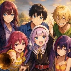 День, когда я стала богом — постер аниме