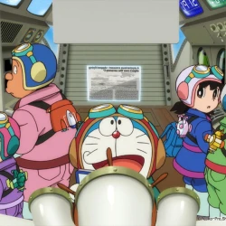 Дораэмон: Нобита и небесная утопия — постер аниме