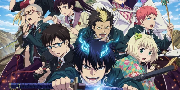 Синий экзорцист [ТВ-1] — баннер