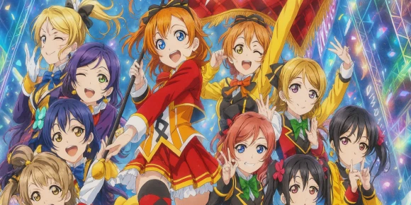 Живая любовь! Школьный клуб айдолов [ТВ-1] — баннер